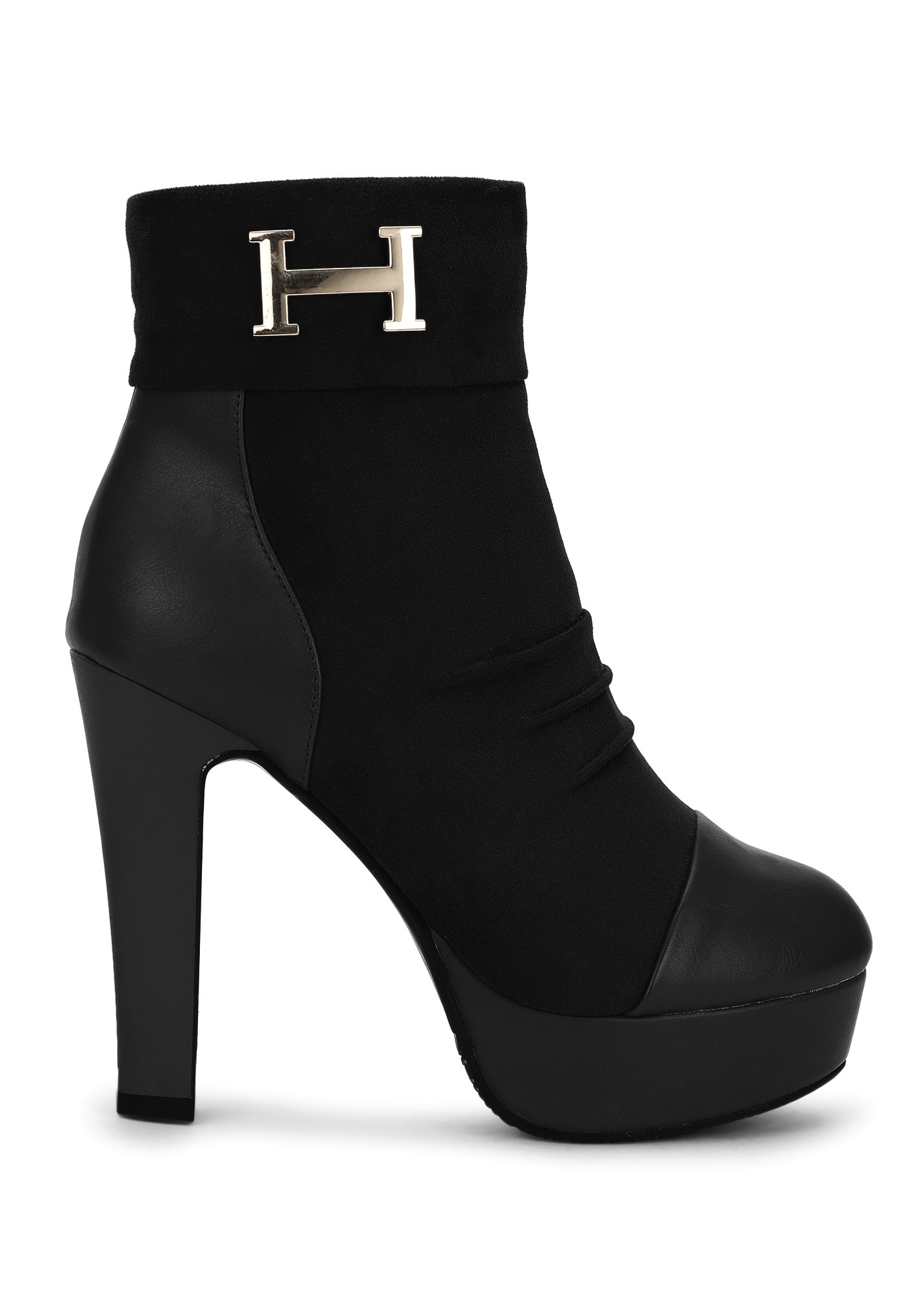 SKY LEVEL BLACK ANKLE BOOTS