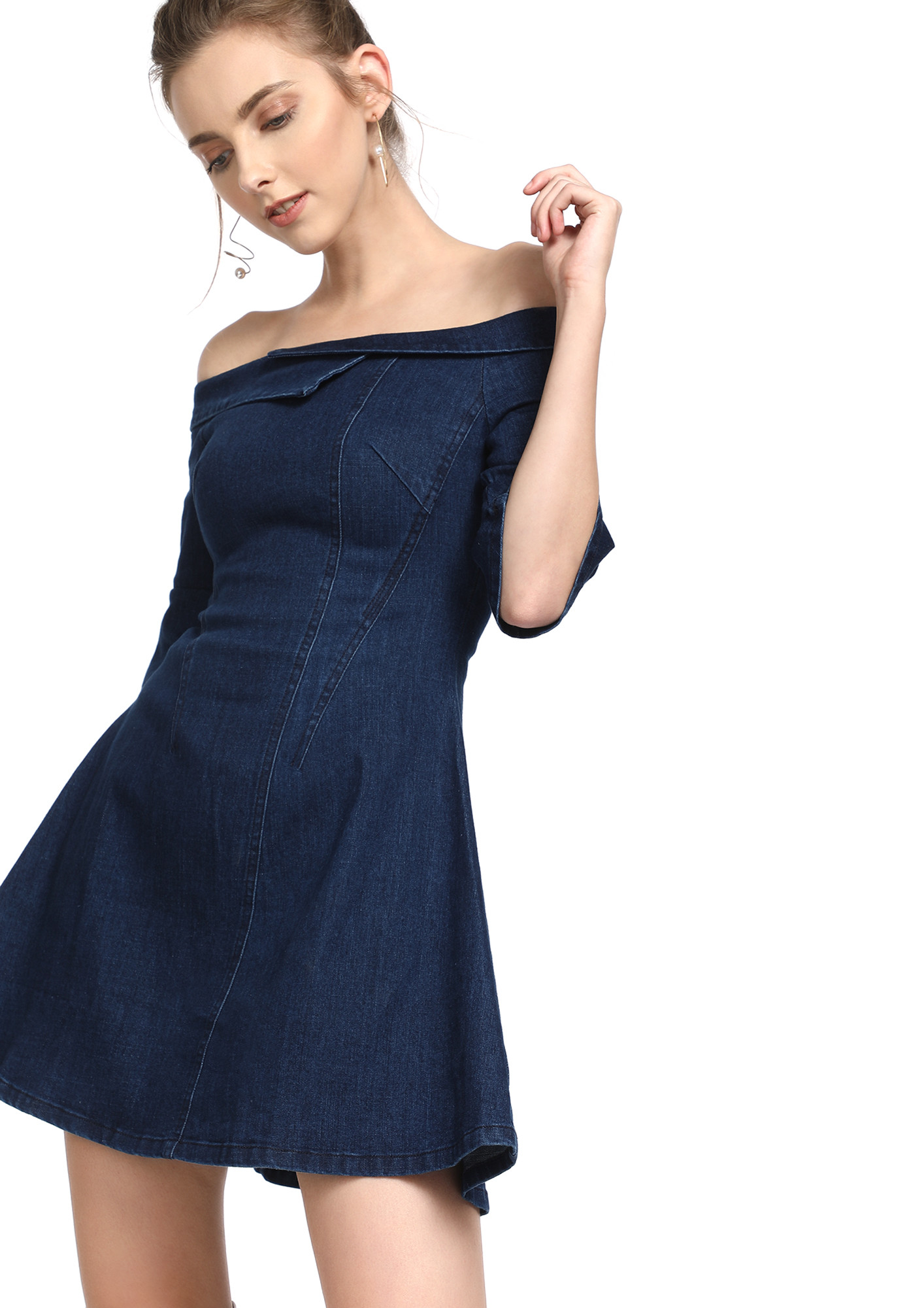ONLY YOURS BLUE DENIM DRESS