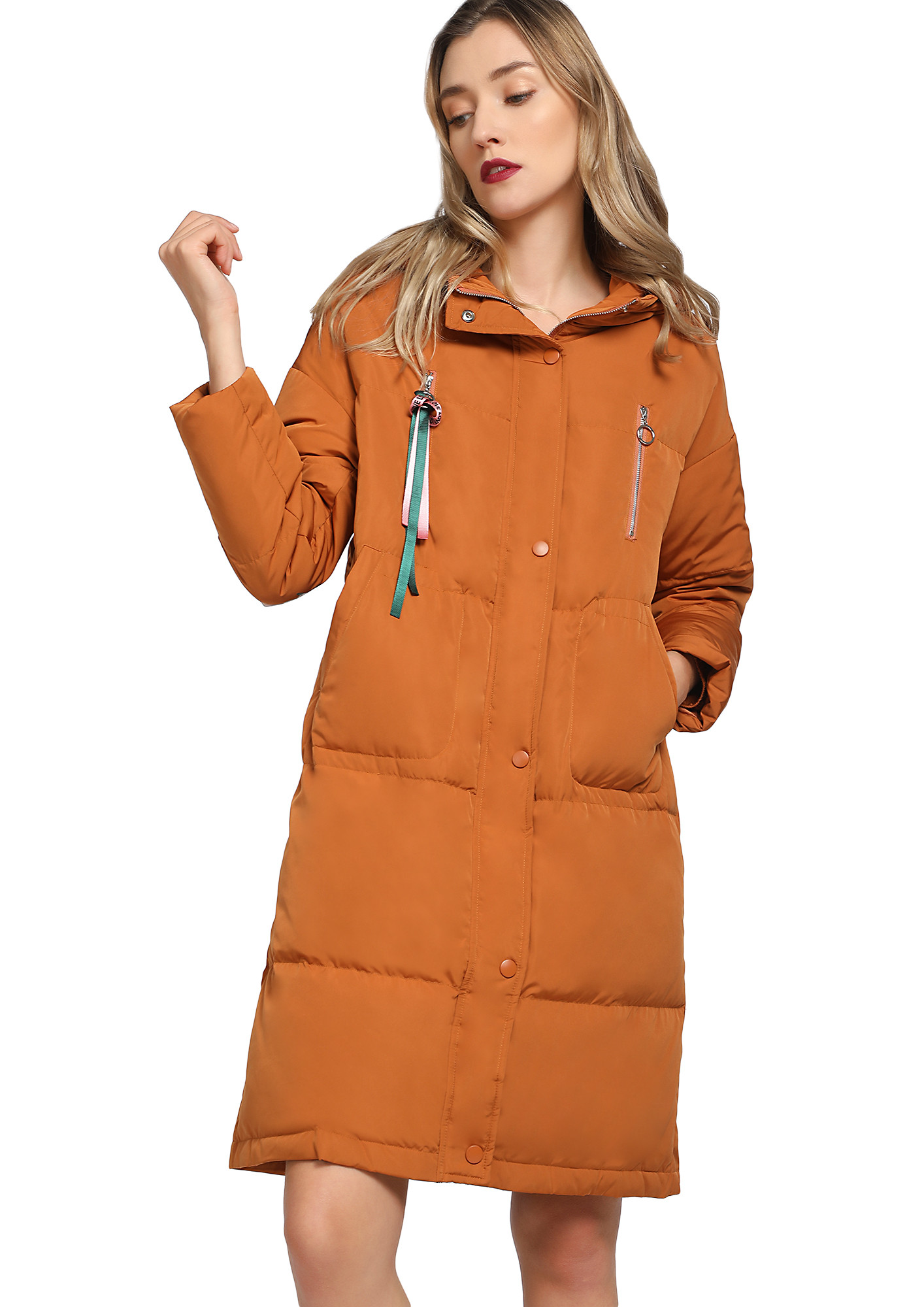 NEW IN CITY  TAN PUFFER JACKET