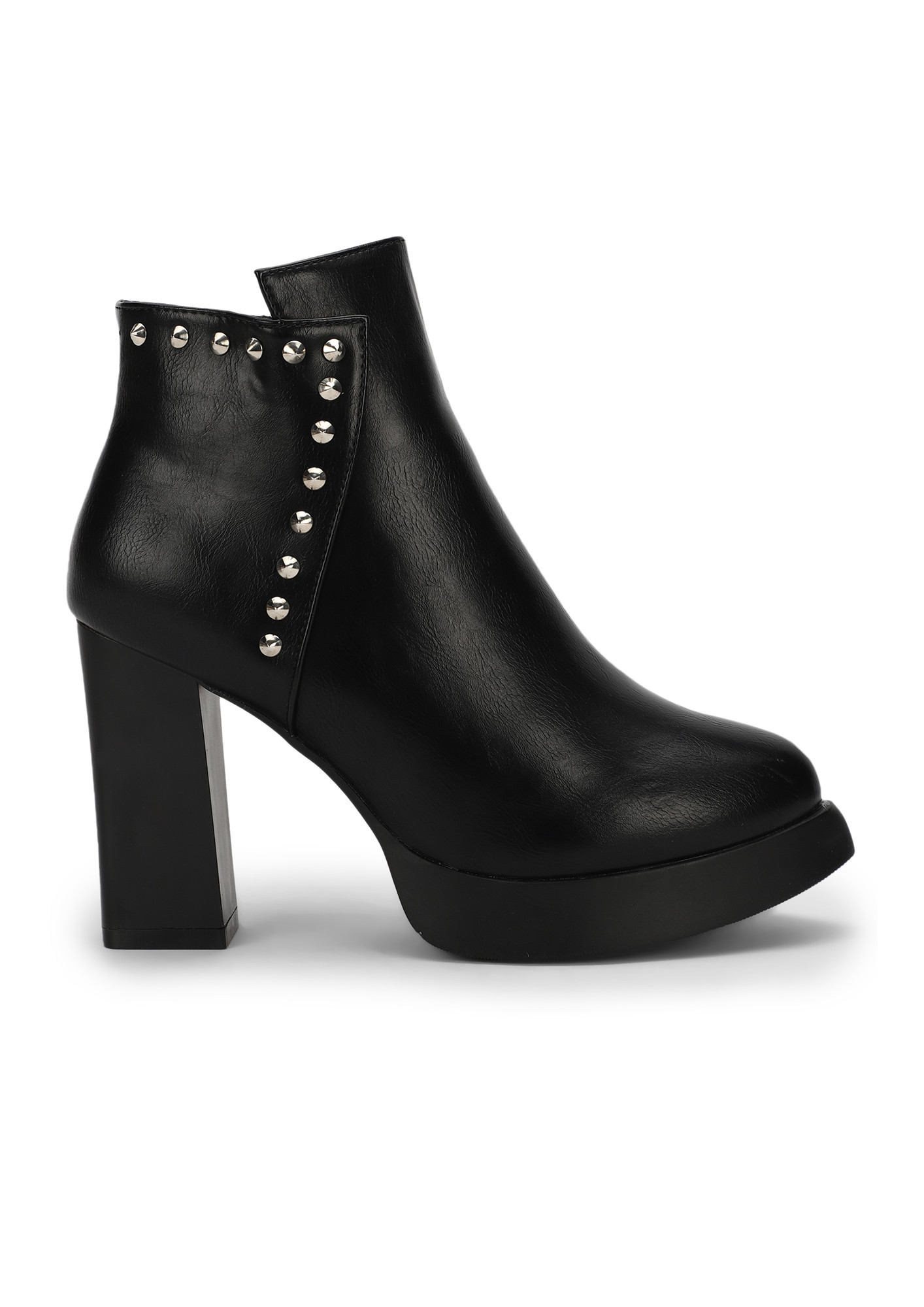 WAITING FOR TONIGHT BLACK ANKLE  BOOTS