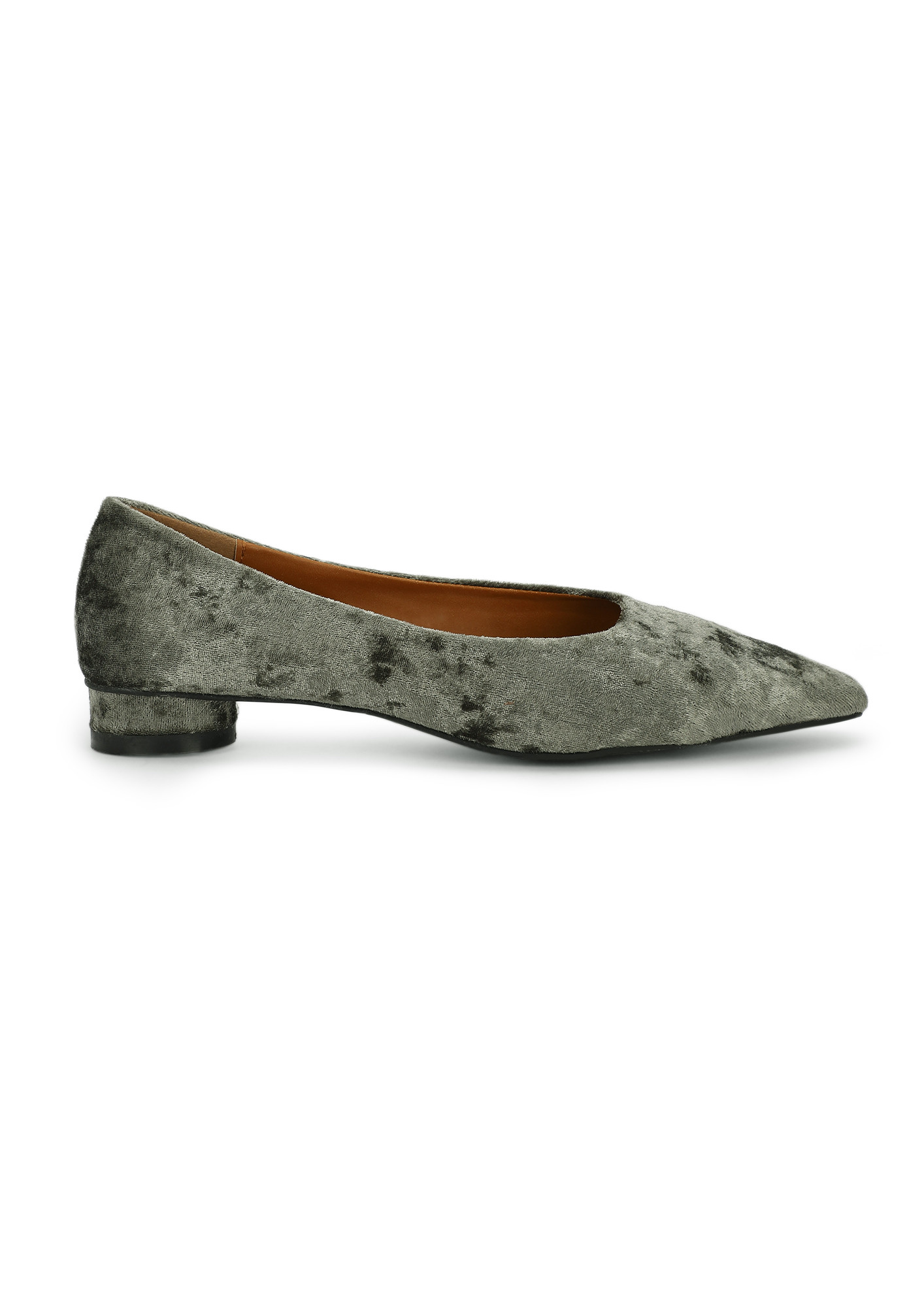 LOOK TO THE LUXE SIDE OLIVE BALLET FLATS
