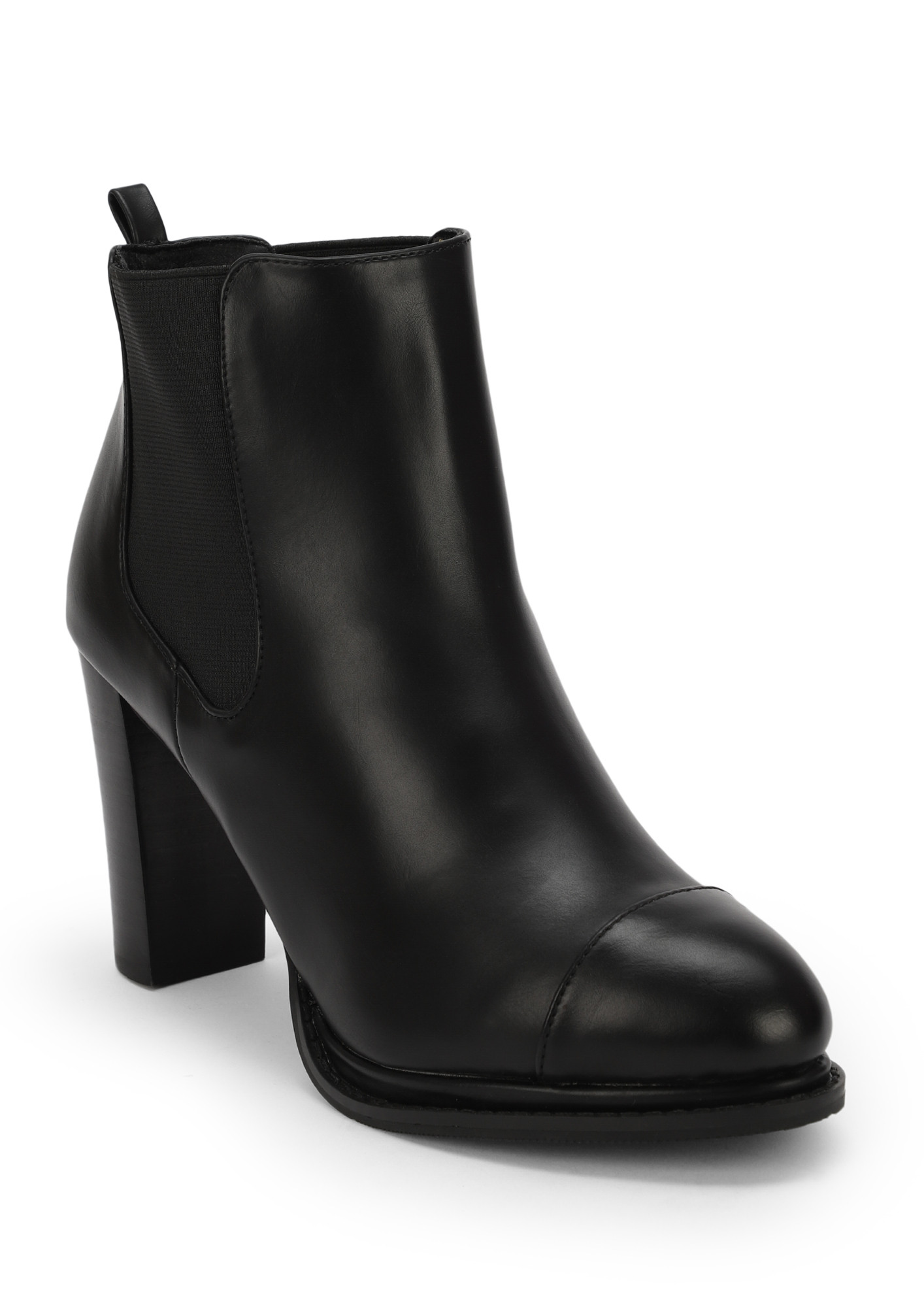 WORK READY BLACK ANKLE BOOTS