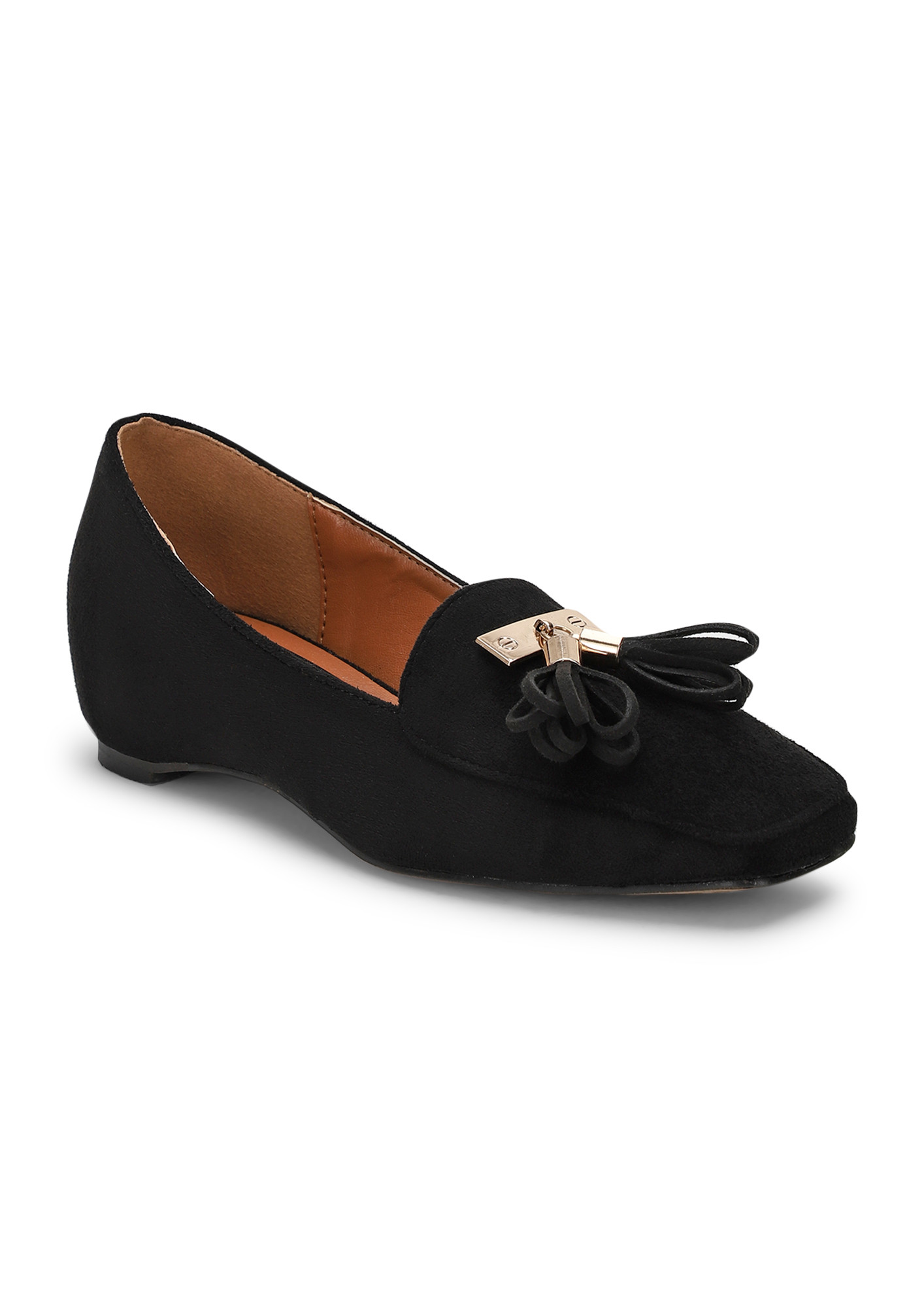TRUST YOUR TASSELS BLACK LOAFERS