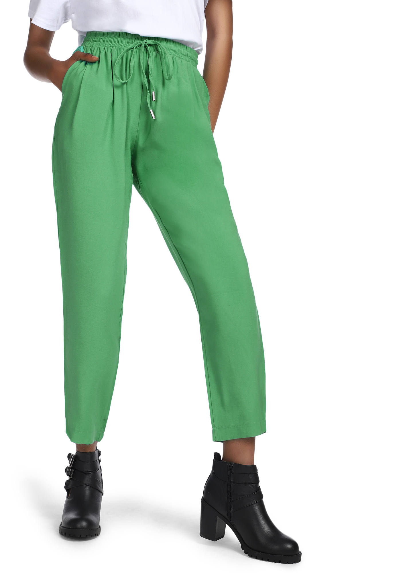 ALL ABOUT SMARTNESS GREEN PANTS