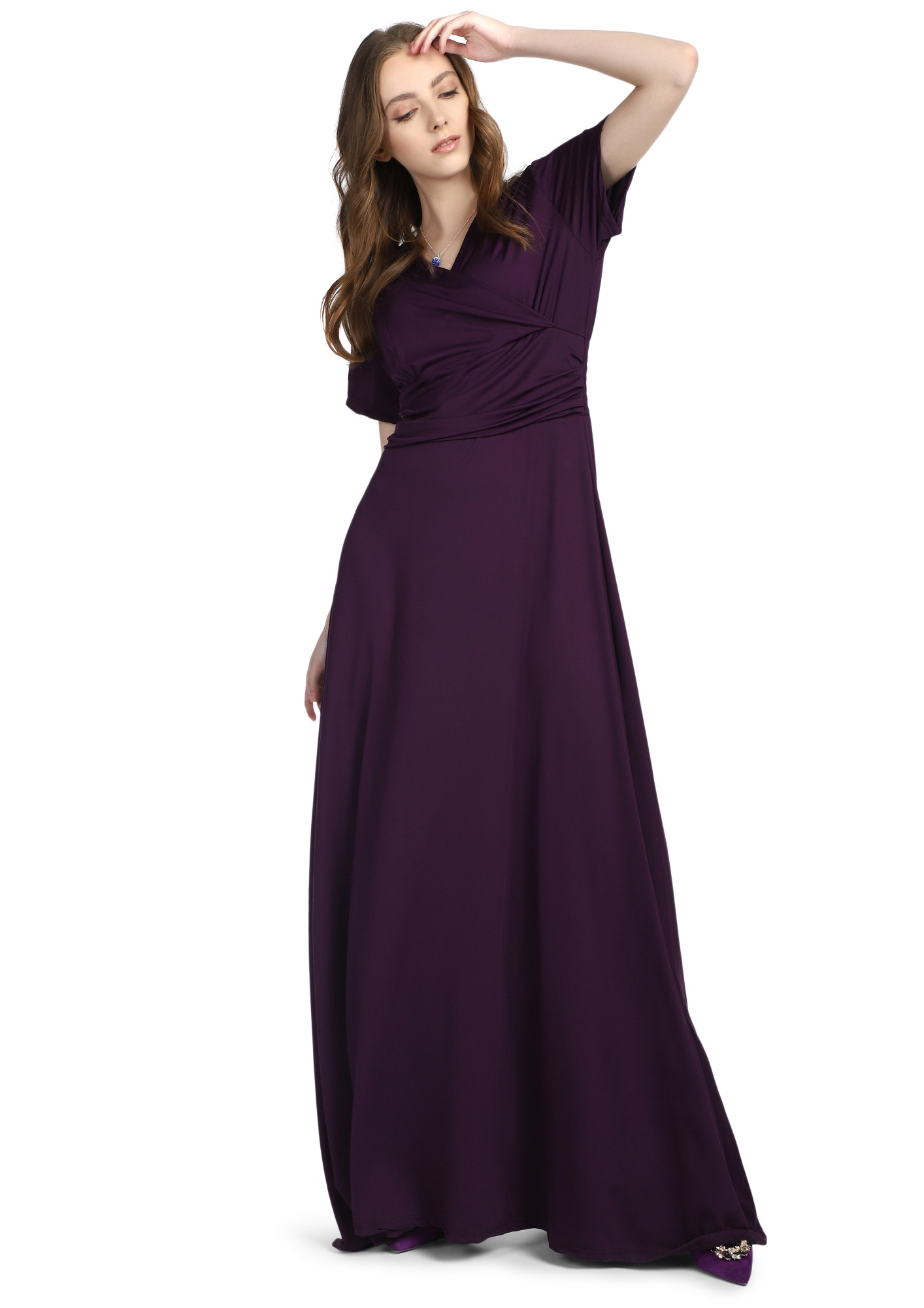 WHAT SORCERY IS THIS PURPLE MAXI DRESS