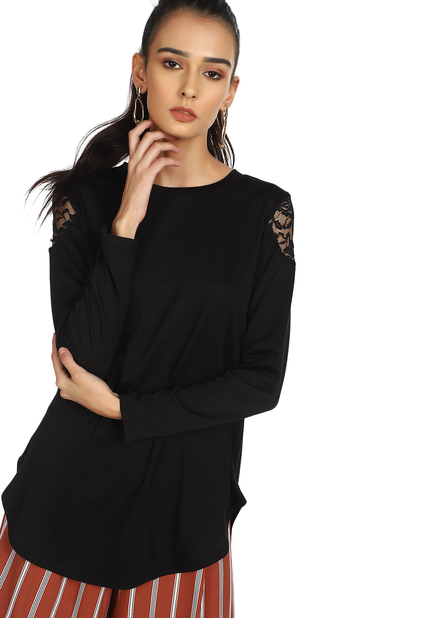 A TOUCH OF ELEGANCE BLACK TOP