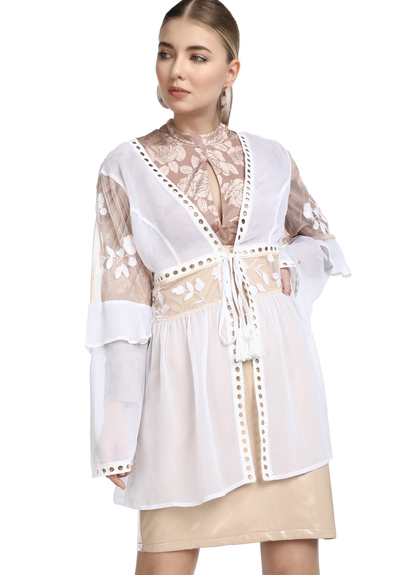 PERFECT WEEKEND VIBE WHITE COVER UP