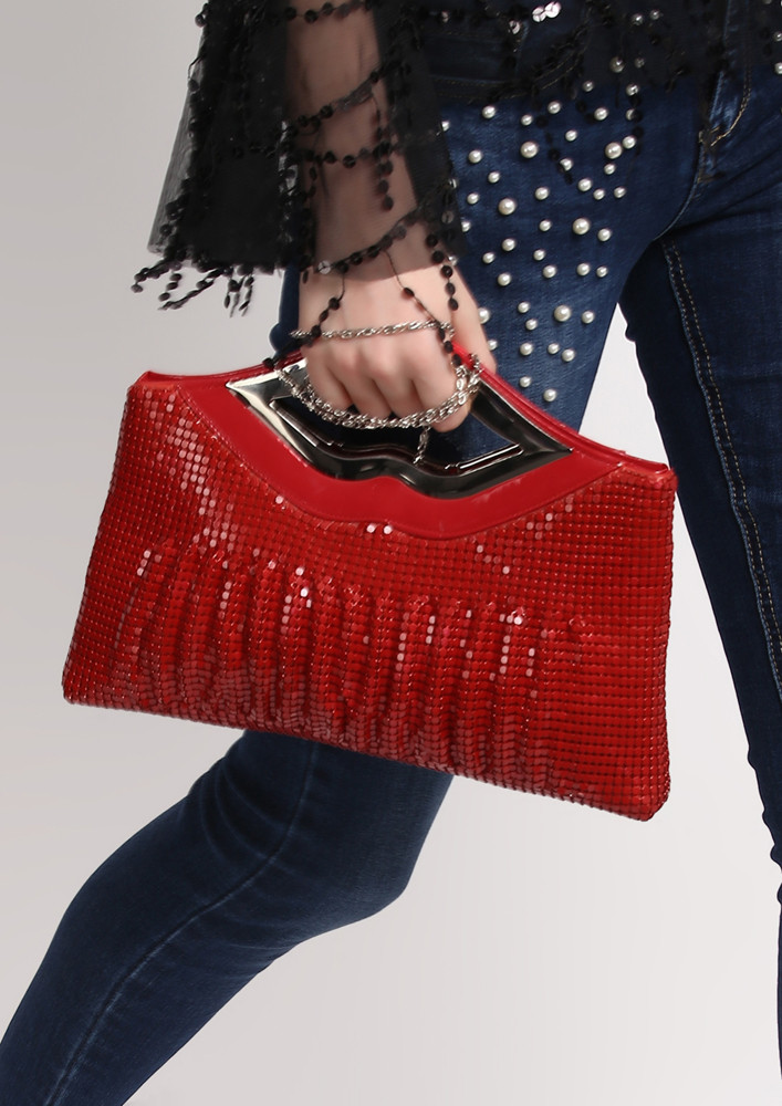 Buy Red Boulevard 01 Shoulder Bag Online - Hidesign