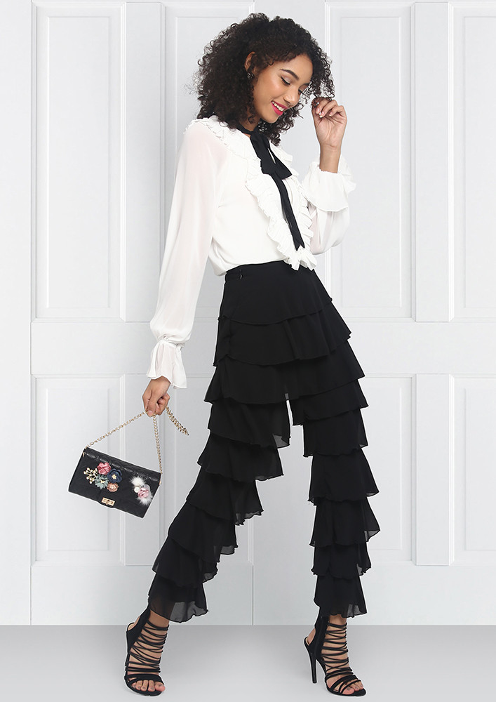 Buy RUFFLE IT UP PANTS for Women Online in India