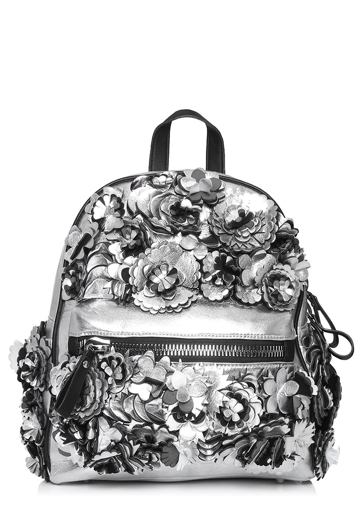 PEDAL TO THE METAL FLORAL STUDDED BACKPACK