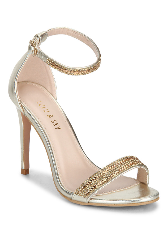 Aggregate 127+ gold heels for women super hot