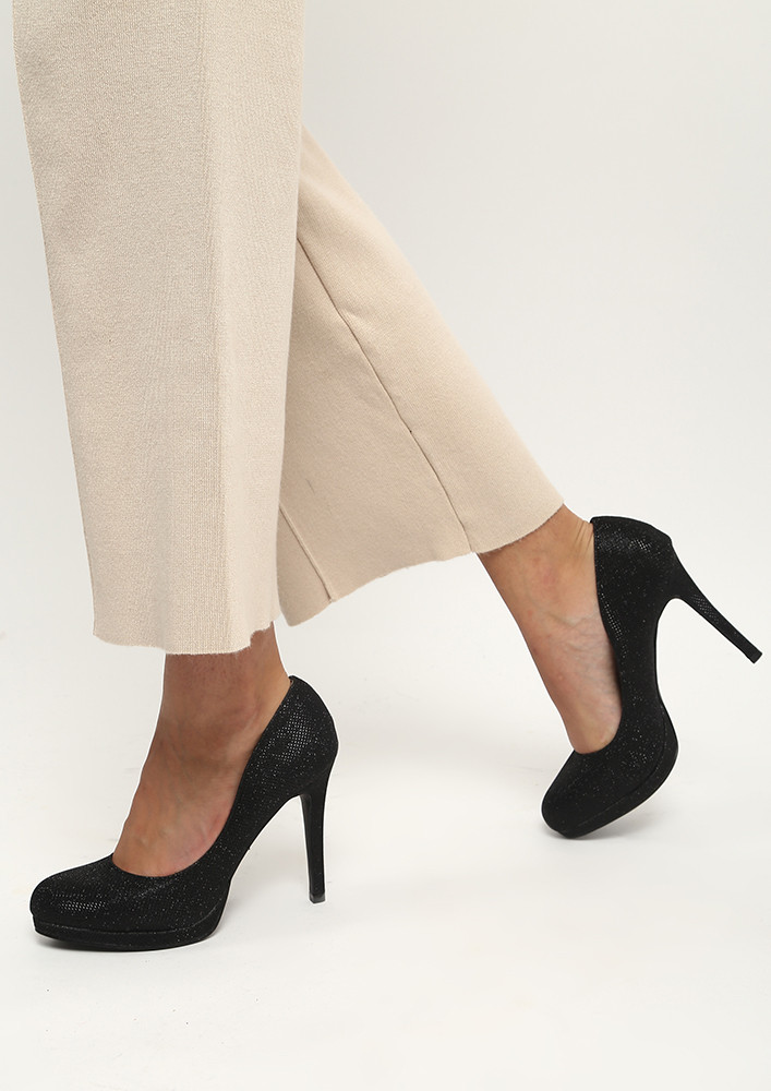 Buy Elle Women's Black Stiletto Pumps for Women at Best Price @ Tata CLiQ