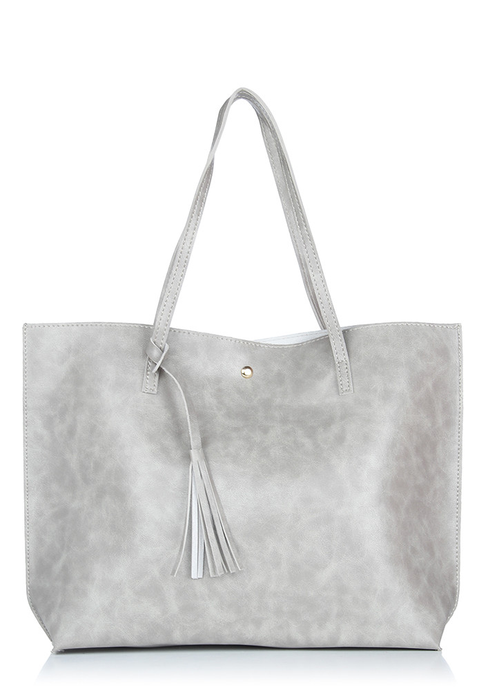 YOUR EVERYDAY GREY TOTE BAG