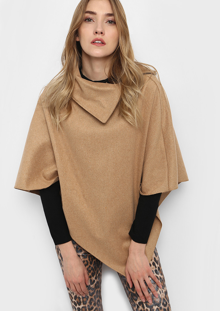 THAT TOASTY BROWN PONCHO