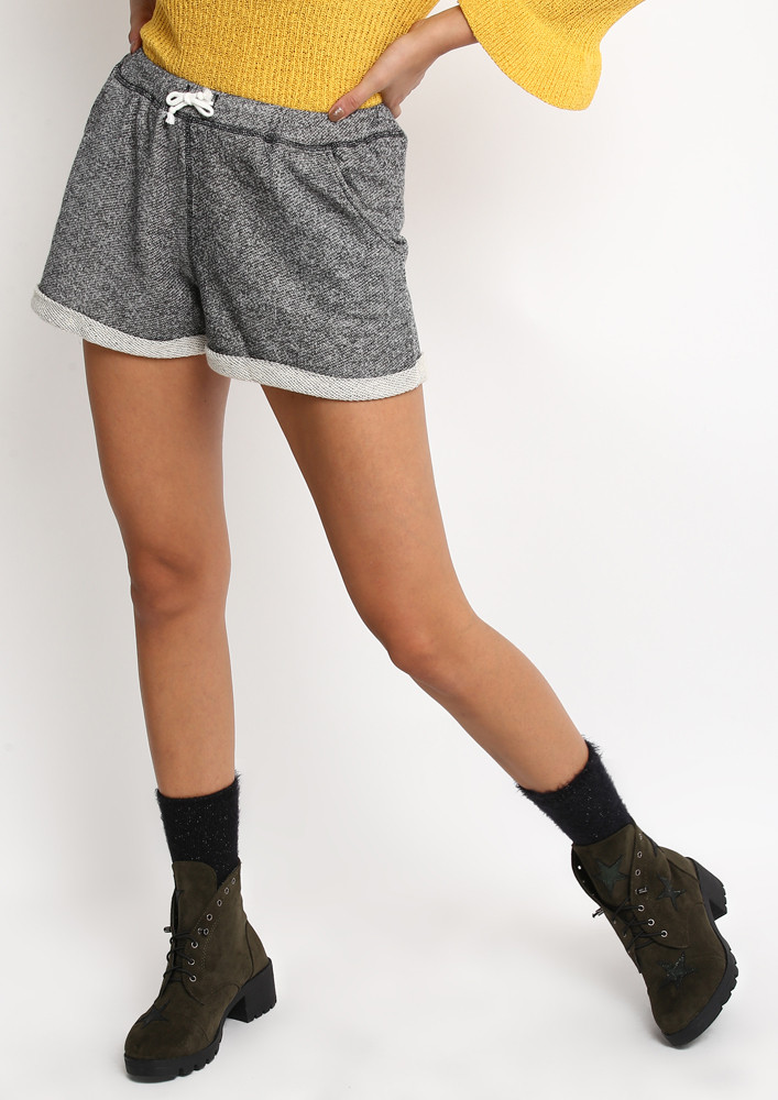 Charcoal Coloured Sporty Shorts