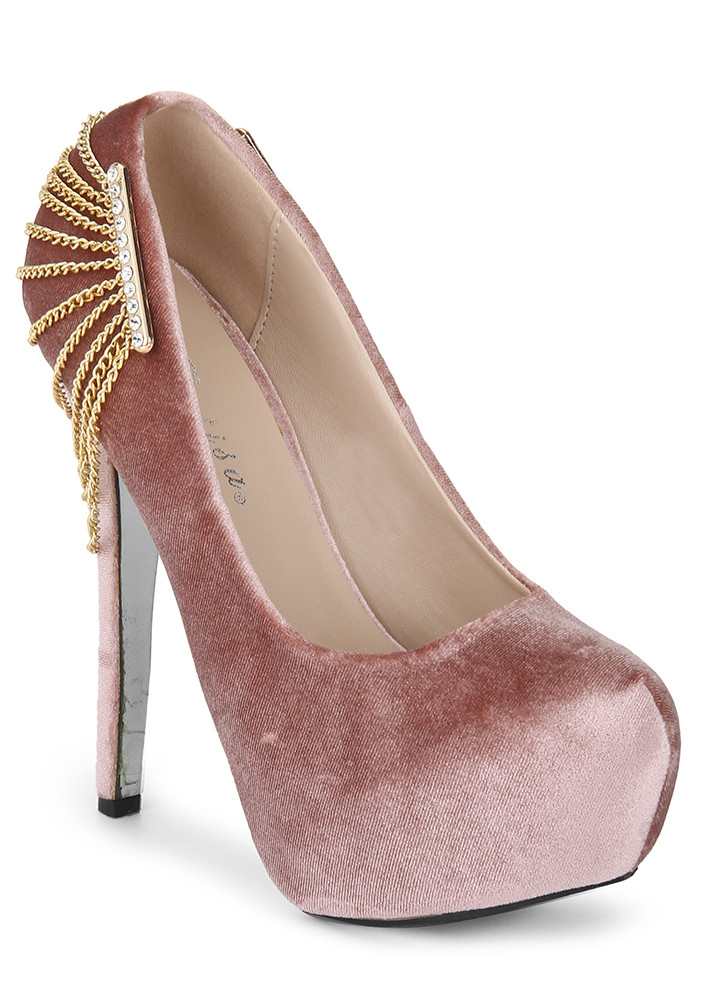 COTTON CANDY CHAINs PINK HEEL