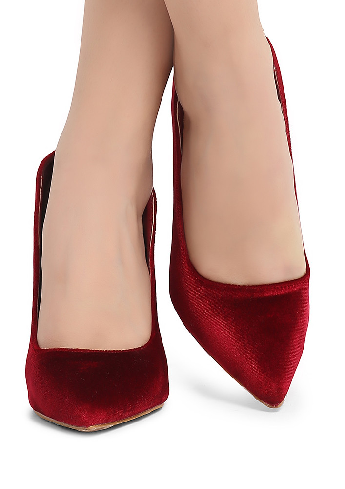 Buy Red Heeled Shoes for Women by Steppings Online | Ajio.com