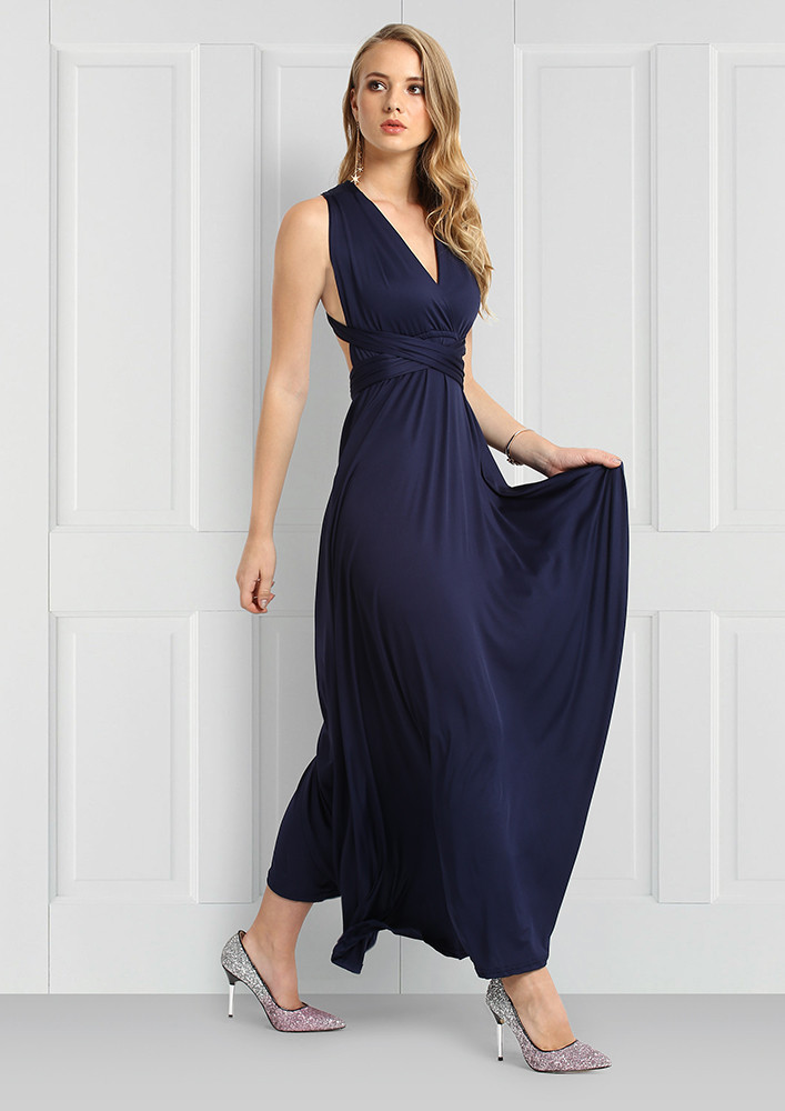 MAX OUT NAVY DRESS