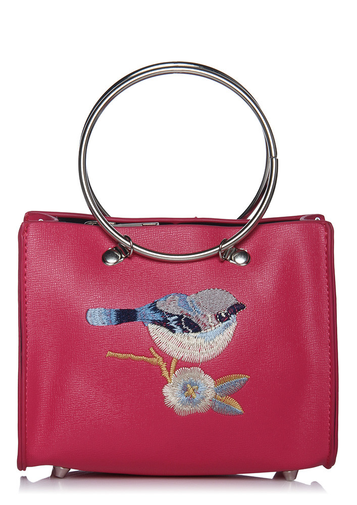 LITTLE BIRDY RED HANDLE BAG