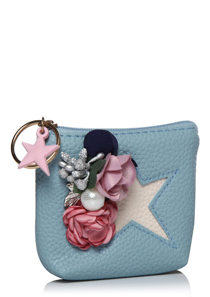 STAR GIRL BLUE COIN BAG