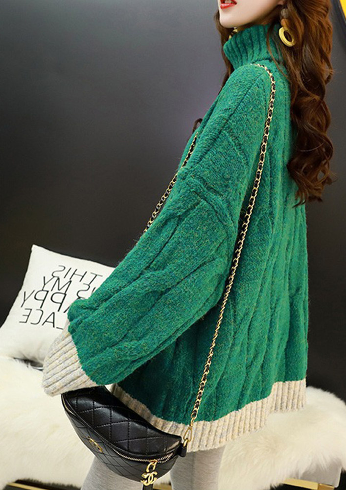 HOP ON TO THE POP SHADES GREEN CARDIGAN