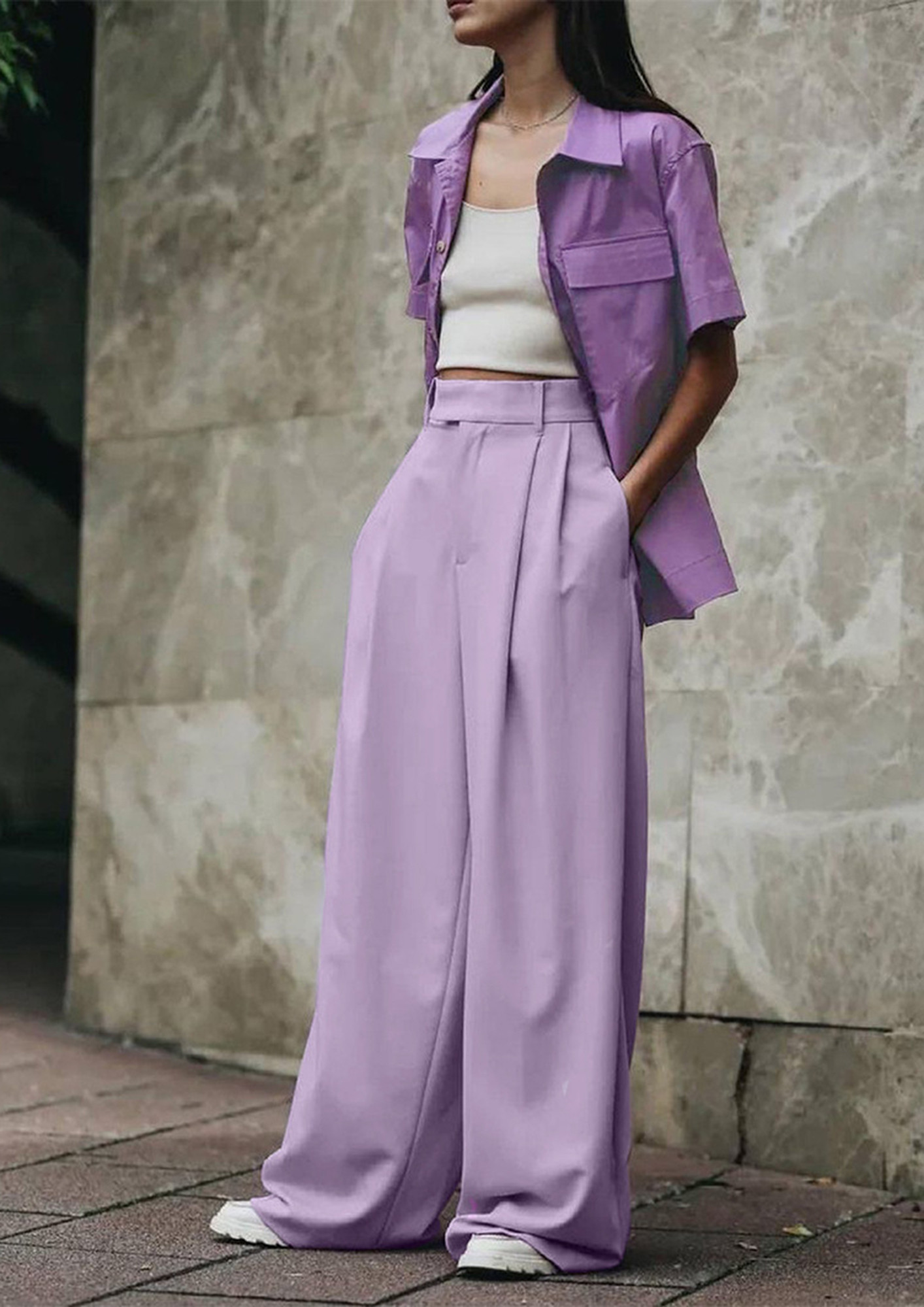 purple pants outfit ideasTikTok Search