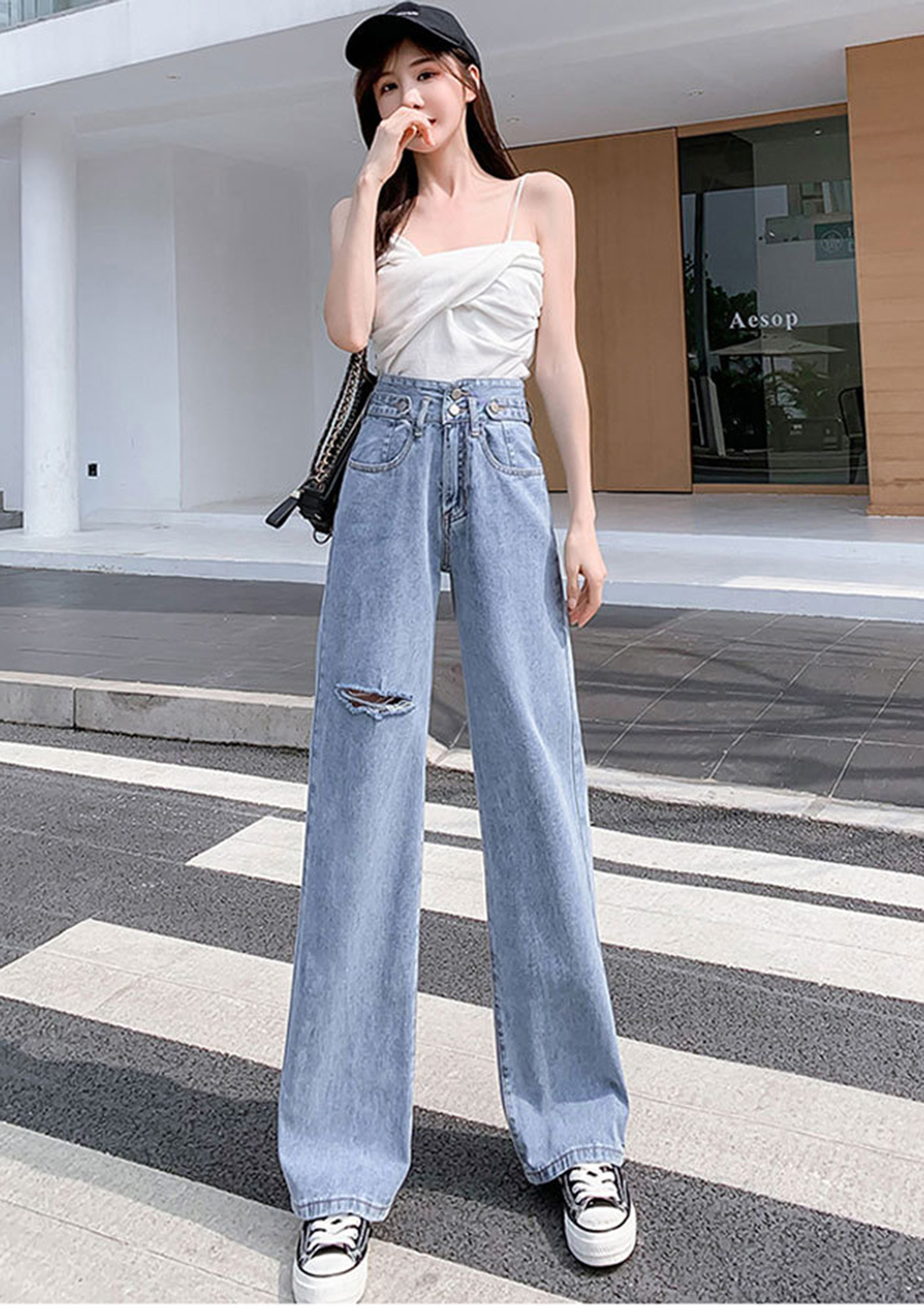 Womens Slim Fit Denim Leggings With Broken Holes Fashionable And  Comfortable Spring/Summer Womens Trouser Jeans In Sizes S 4XL From  Jescakoo, $13.72 | DHgate.Com