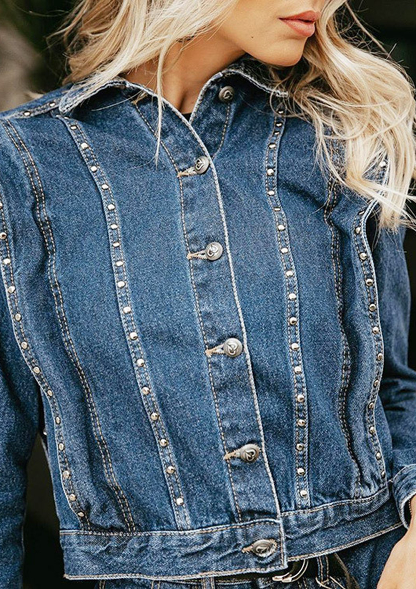 Buy Yeokou Womens Long Denim Jacket Oversized Drawstring Hooded Midi Jean  Jacket, Blue, Small at Amazon.in