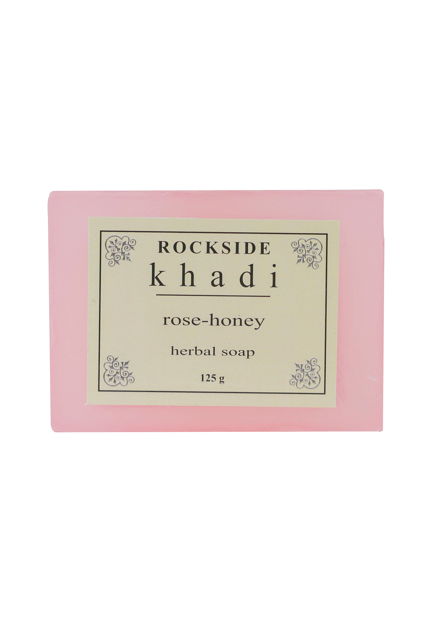 ROCKSIDE Khadi Rose Honey Herbal Soap  (  Set Of 4 )