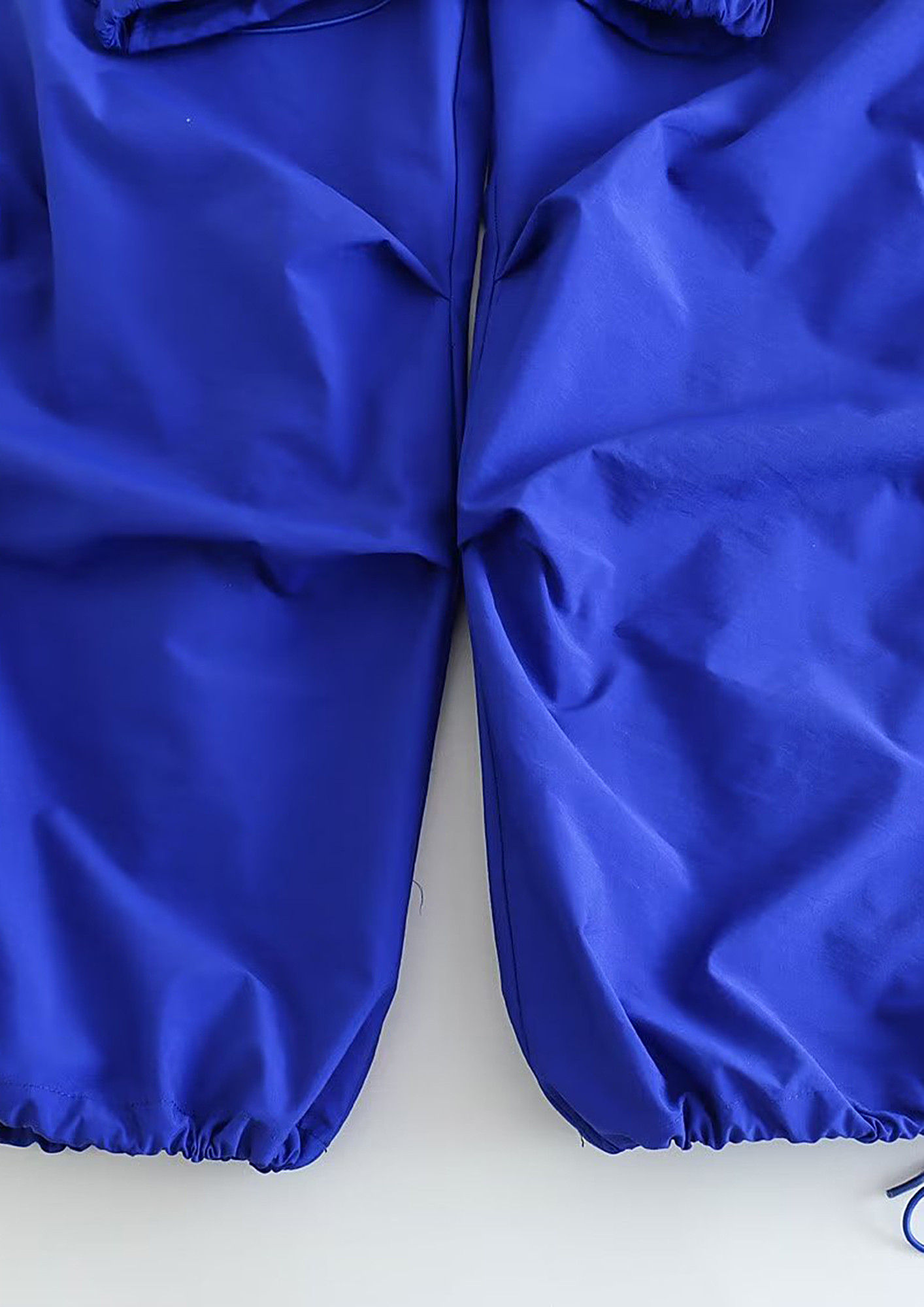 ASOS DESIGN oversized parachute pants in iridescent blue  part of a set   ASOS