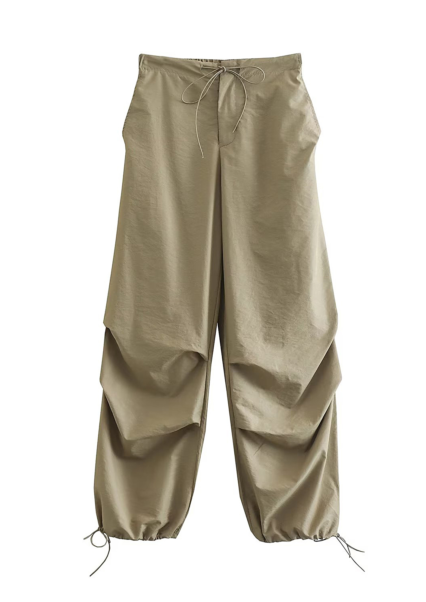 IZF Trousers and Pants  Buy IZF Khaki Parachute Pants Online  Nykaa  Fashion