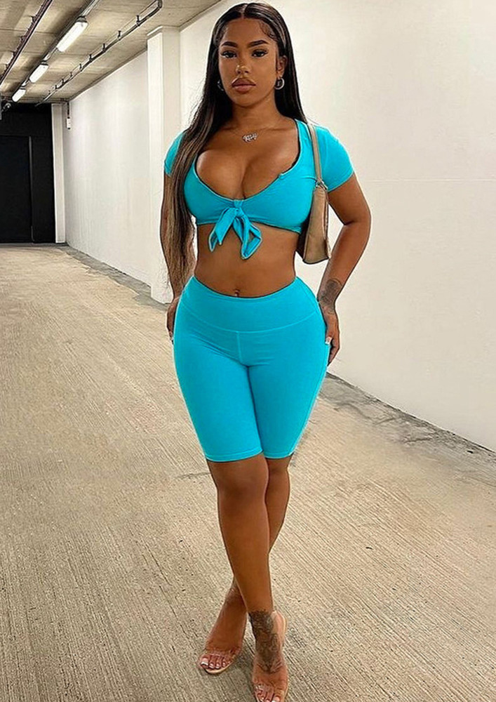 CASUAL BLUE 2PC CO-ORD SET