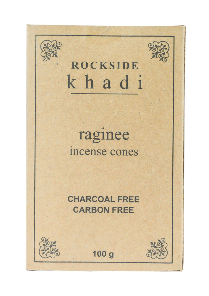 Rockside Khadi Herbal Insense Cone Raginee  (  Set Of 3 )