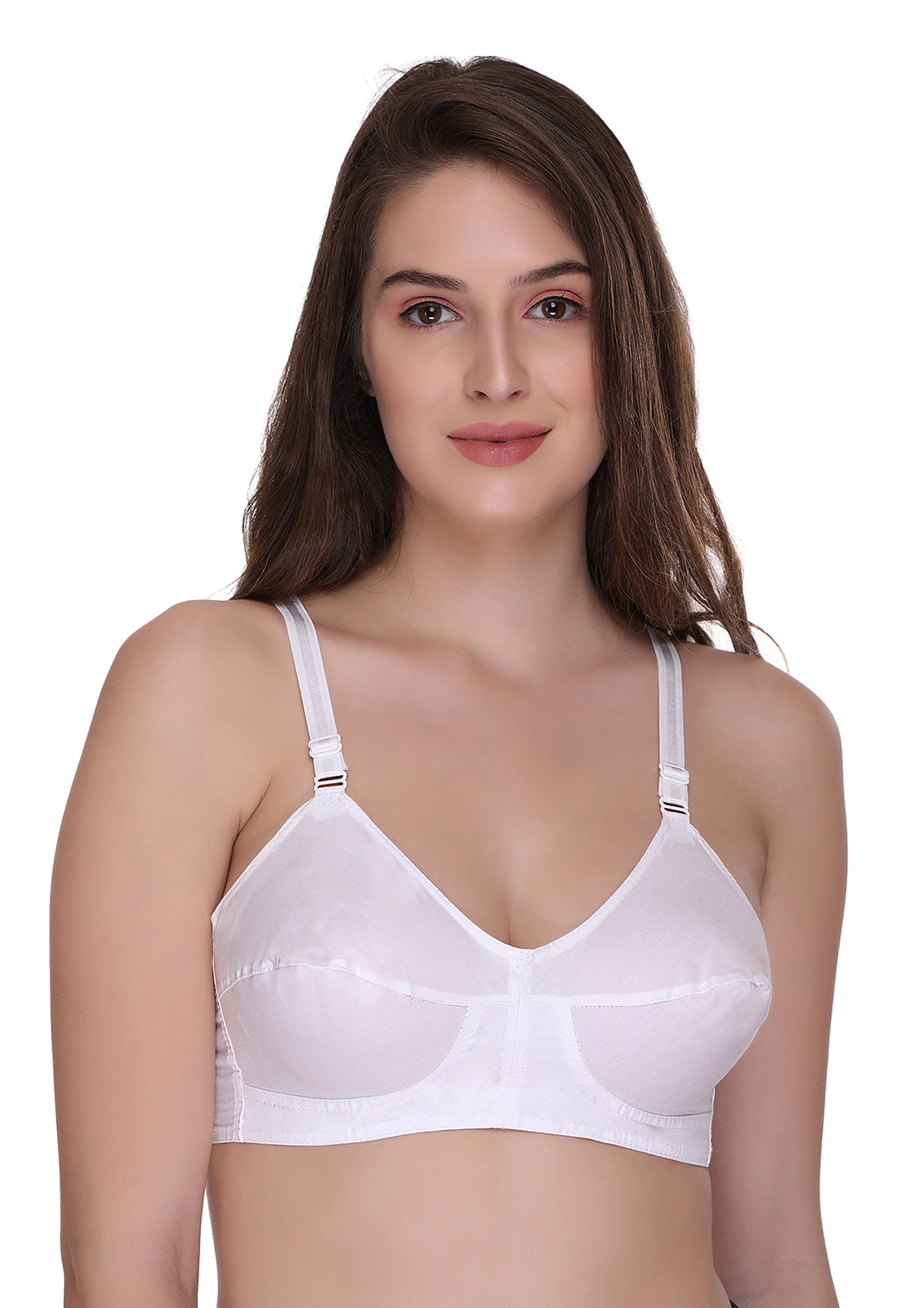 Teenager Bra Cotton, Flat Padding for Nipple Coverage, Comfortable  Strecthy Cotton